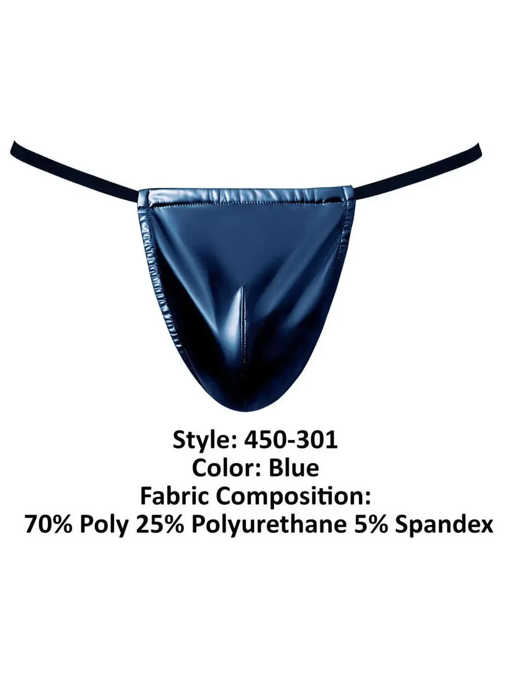 Male Power 450-301 Liquid Onyx 2.0 G-String Color Blue